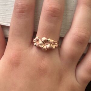 Floral Rose Gold Ring